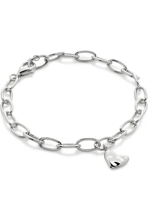 Monica Vinader Pulsera con dije de corazón