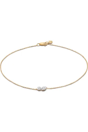 Monica Vinader Pulsera en oro vermeil de 18kt con diamantes