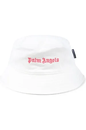 Palm Angels Gorro de pescador con logo bordado