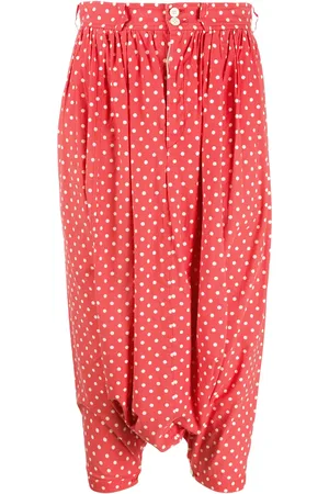Comme des Garçons 2000s polka dot harem trousers