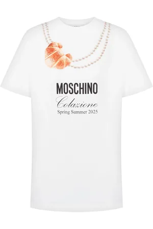 Moschino Playera con logo estampado