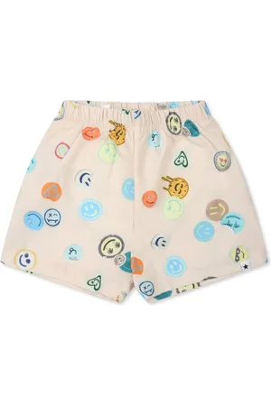 Molo Shorts de playa con motivo Smiley
