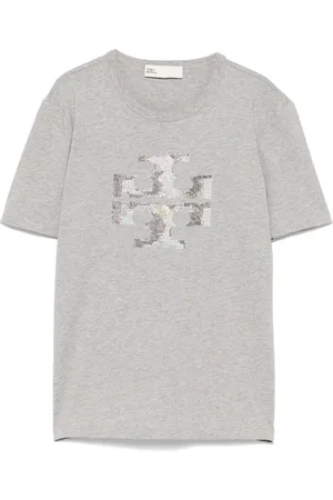 Tory Burch Playera con logo de cristales