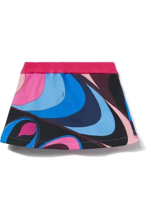 PUCCI Junior Falda corta con estampados Onde