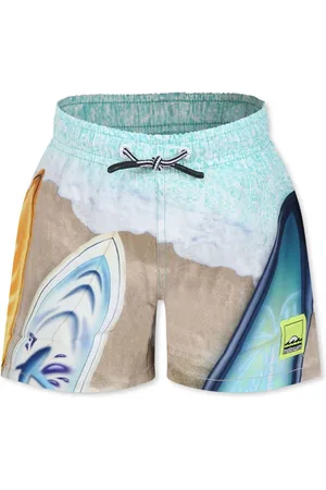 Molo Shorts de playa con estampado gráfico