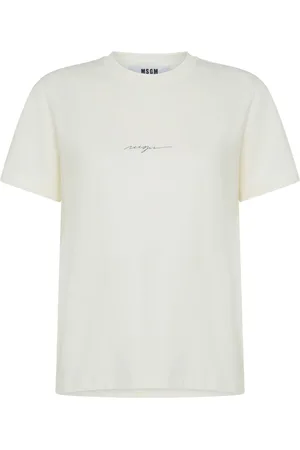 Msgm Playera con logo estampado