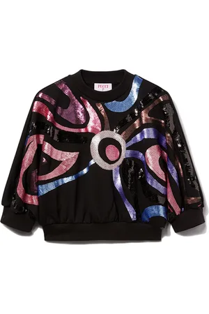 PUCCI Junior Sudadera con detalle Marmo