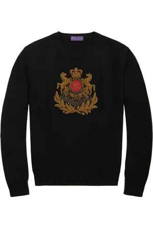 Ralph Lauren Suéter de cachemira bordado