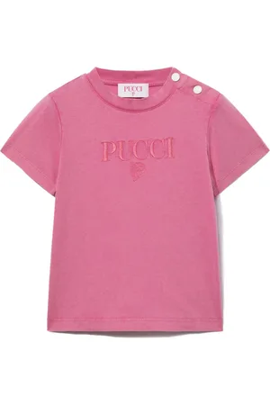 PUCCI Junior Playera con logo bordado