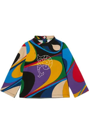 PUCCI Junior Top con estampado Onde