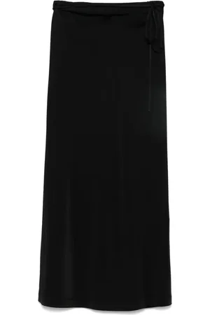 Helmut Lang Falda larga con diseño cruzado