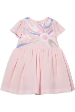 PUCCI Junior Vestido con detalle Marmo