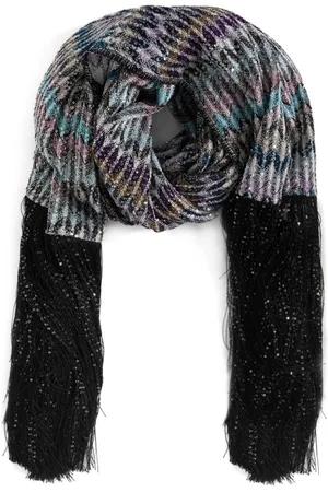 Missoni Bufanda con motivo en zigzag