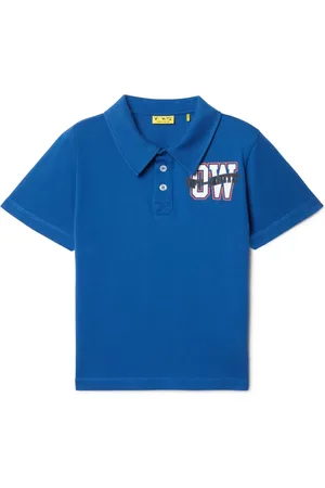 OFF-WHITE Playera tipo polo universitaria Arrow
