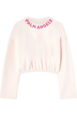 Palm Angels Top corto con logo estampado