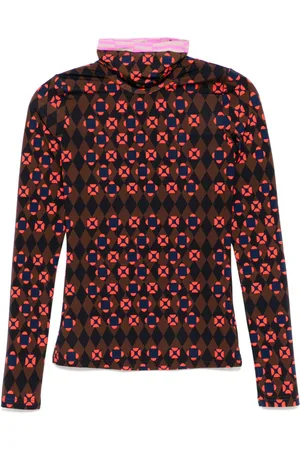 Cynthia Rowley Playera con motivo