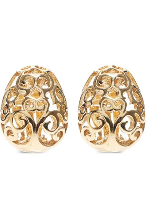 Saint Laurent Aretes clip con diseño 1990
