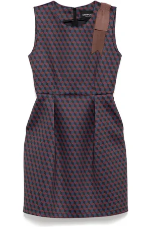 Cynthia Rowley Vestido con moño en el hombro