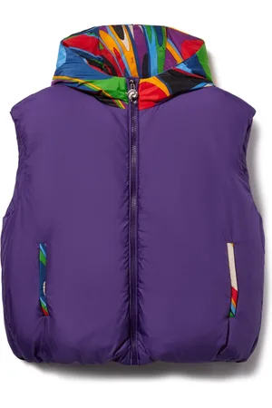 PUCCI Junior Chaleco con estampado Onde