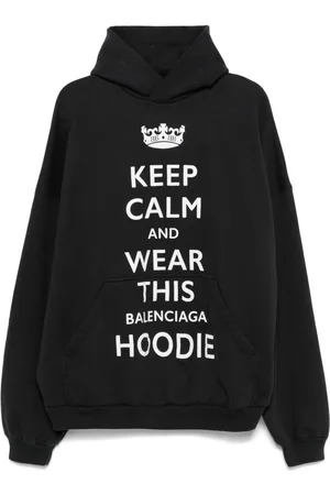 Balenciaga Hoodie con texto estampado