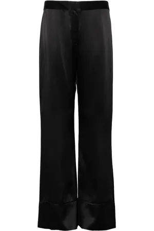 Kiki de Montparnasse Pantalones de seda oversize