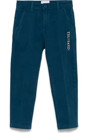 Trussardi Pantalones con logo bordado