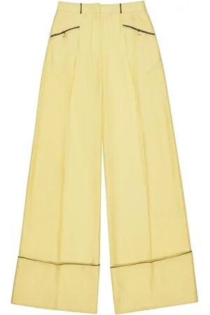 Bally Pantalones de vestir de seda