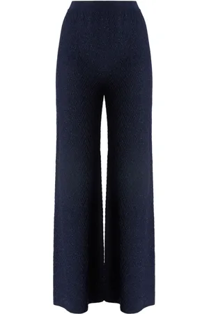 Missoni Pantalones tejidos en zigzag