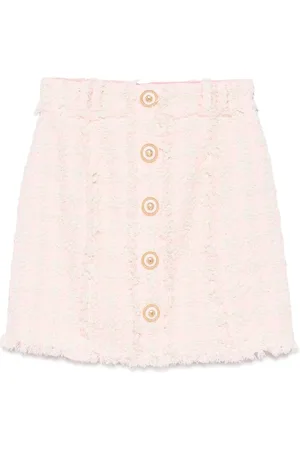 Balmain Falda corta de tweed