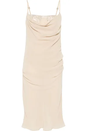 The Attico Vestido midi con diseño drapeado