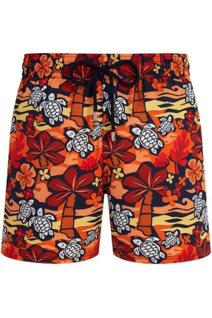 Vilebrequin Shorts de playa Monoi Turtles