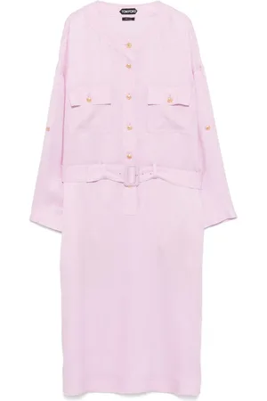 Tom Ford Vestido con monograma en jacquard