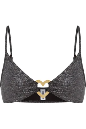 Moschino Top de bikini de lurex