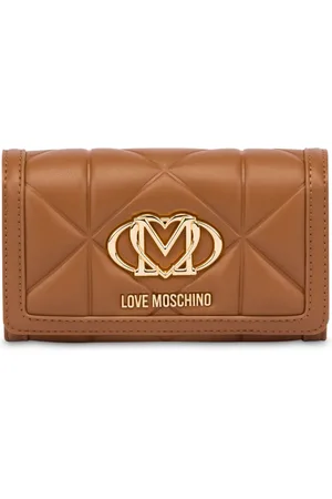 Moschino Cartera con placa del logo