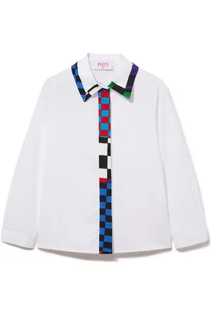 PUCCI Junior Camisa con estampado Giardino