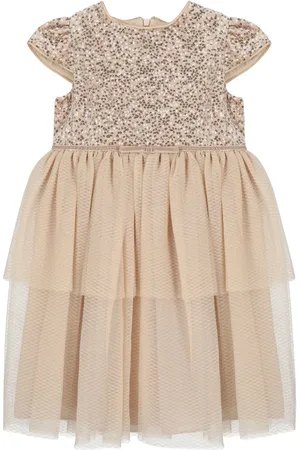 PATACHOU Vestido midi bordado con lentejuelas