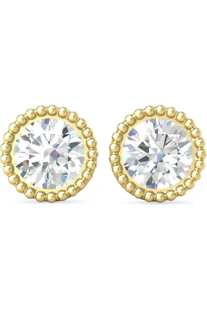 VEYNOU Aretes Kate en oro amarillo de 14kt con diamantes