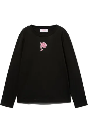 PUCCI Junior Playera con logo estampado