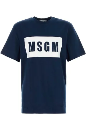 Msgm Playera con logo estampado