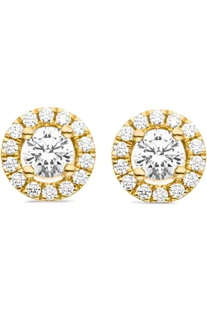 VEYNOU Aretes Camilla en oro amarillo de 14kt con diamantes