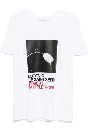 Ludovic De Saint Sernin Playera con estampado Tulip and Thorn x Robert Mapplethorpe