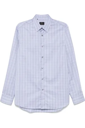 BRIONI Camisa con cuadros estampados