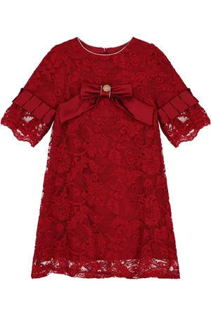 PATACHOU Vestido de encaje con detalle de moño