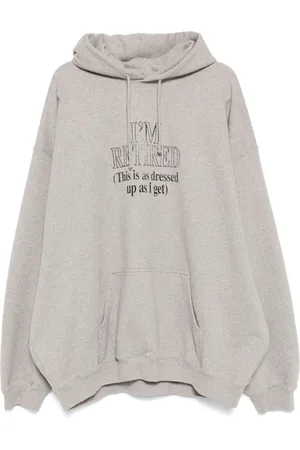 Vetements Hoodie con eslogan estampado