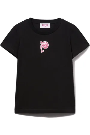 PUCCI Junior Playera con logo estampado