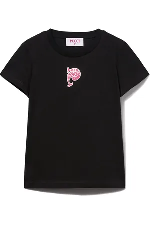 PUCCI Junior Playera con logo estampado