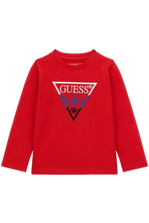 Guess Playera con logo triangular