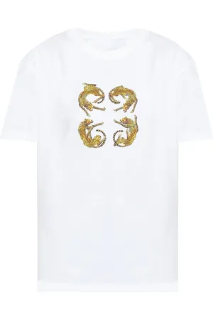 Givenchy Playera con estampado de leopardo en 4G