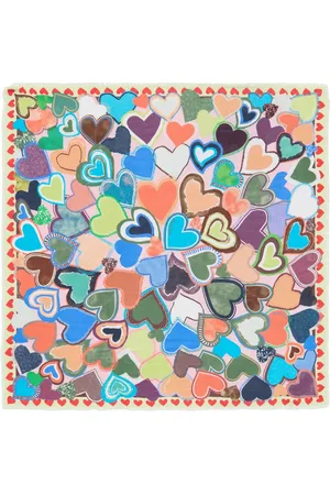 Bimba y Lola Chal con corazones estampados