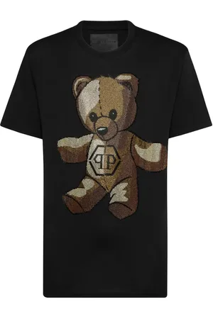Philipp Plein Playera con motivo Teddy Bear